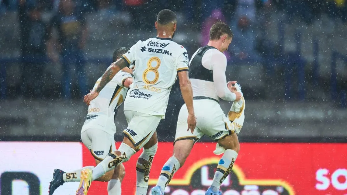 Ramsey celebra el gol con Pumas | MEXSPORT