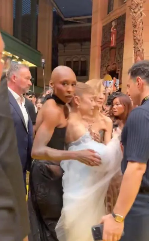 Cynthia Erivo salió al rescate de la cantante tras el susto / Redes Sociales