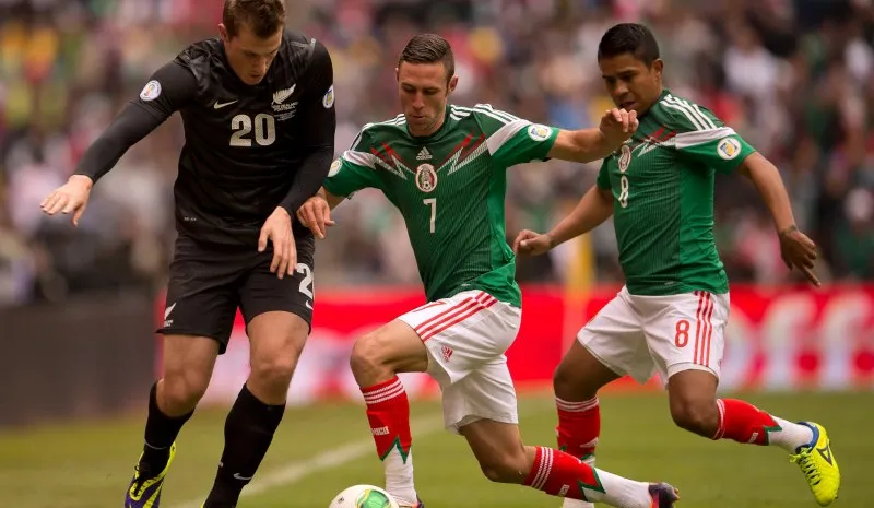 Momentos del repechaje entre México y Nueva Zelanda