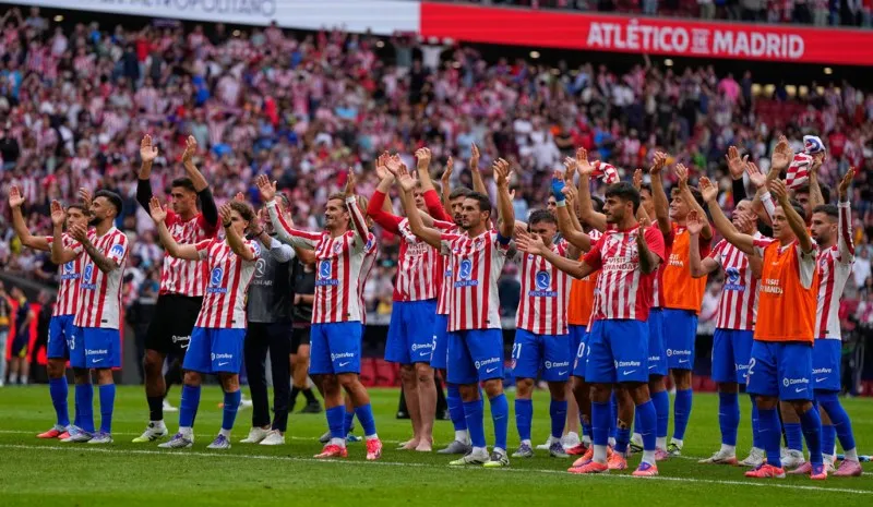 Atlético de Madrid tras goleada