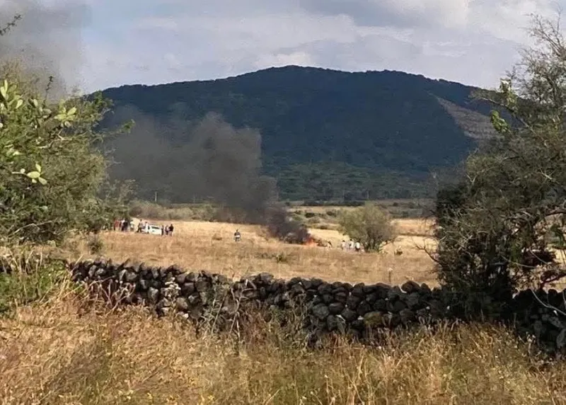 La avioneta se desplomó en el municipio de Purépero, Michoacán / Redes Sociales
