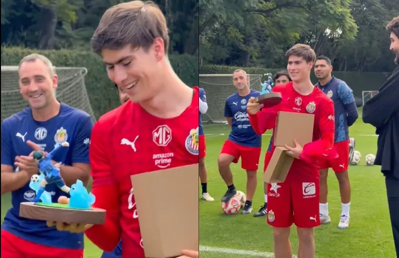 Así fue el regalo que recibió el delantero
