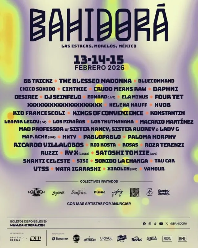 Bahidorá presentó su cartel con una gama amplia de sonidos / FB: @Bahidora