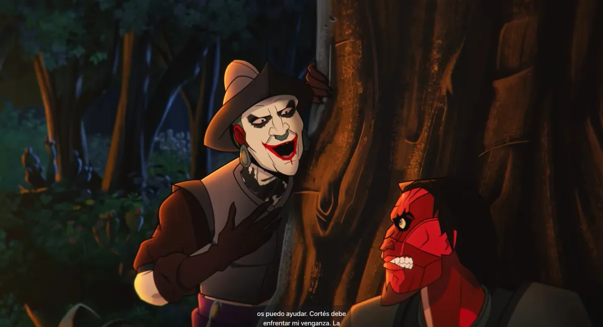 Los villanos se caracterizaron conforme a los enemigos de los aztecas / Redes Sociales