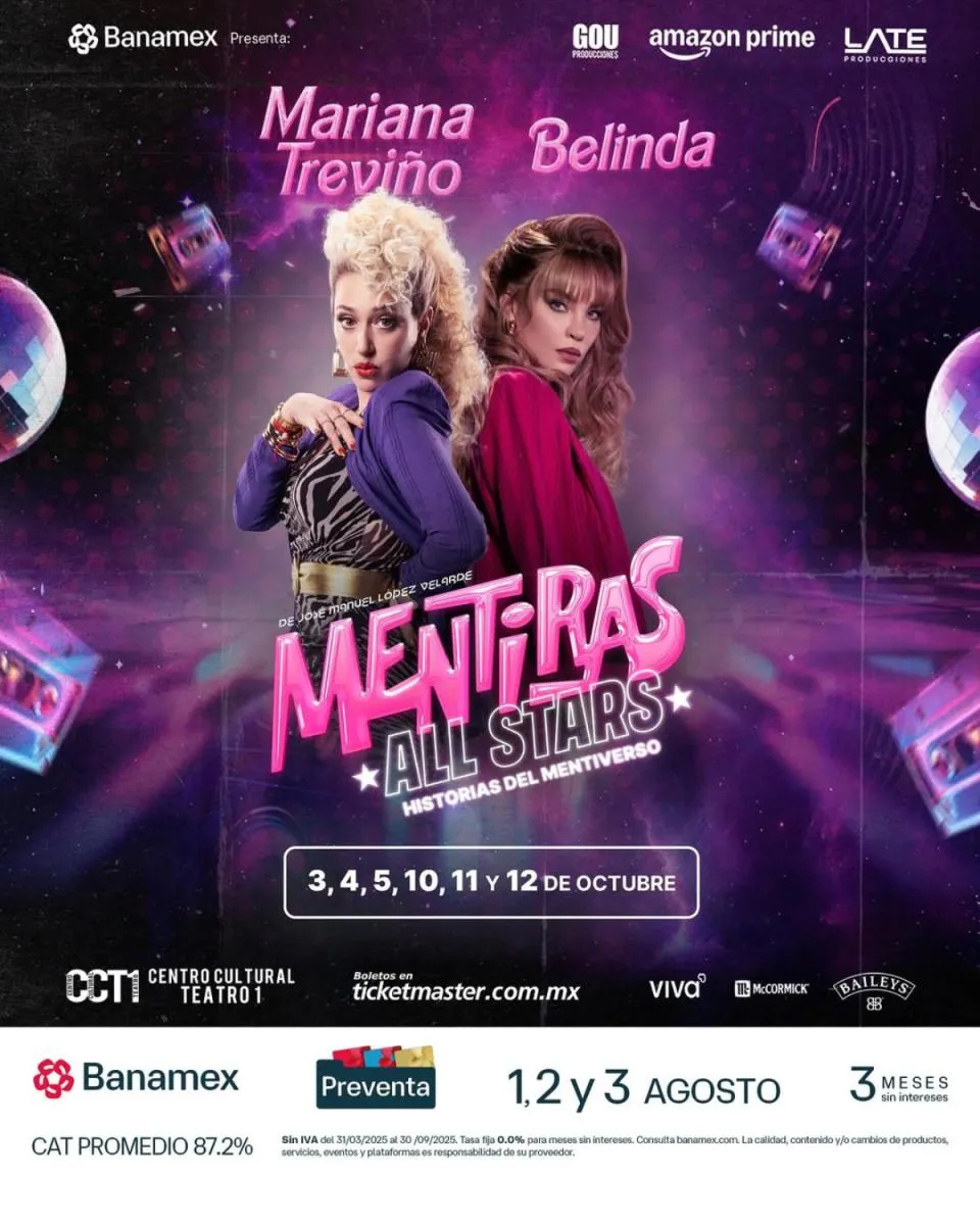 Mariana Treviño y Belinda estarán en Mentiras: All Star / Redes Sociales