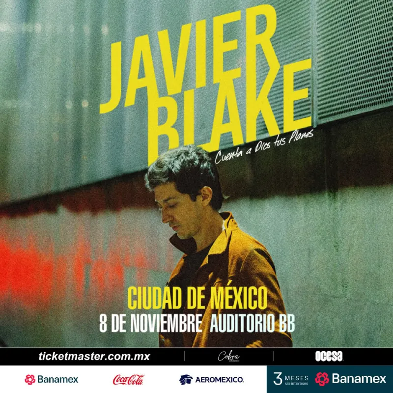 Su show es este sábado 8 de noviembre en el Auditorio BB / Especial