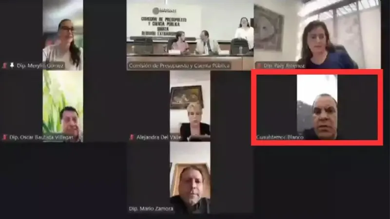 El diputado estaba en plena sesión virtual cuando de fondo se escuchaba que estaba en pleno juego / Redes Sociales