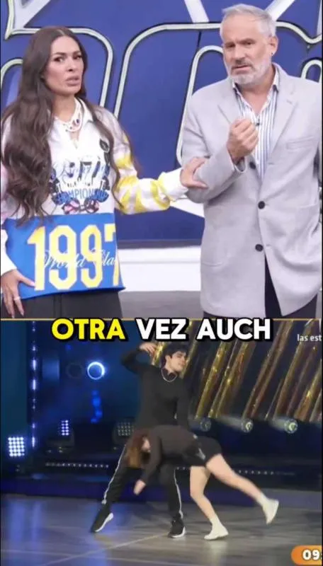 Al momento de tocar piso se lastimó el tobillo / Redes Sociales