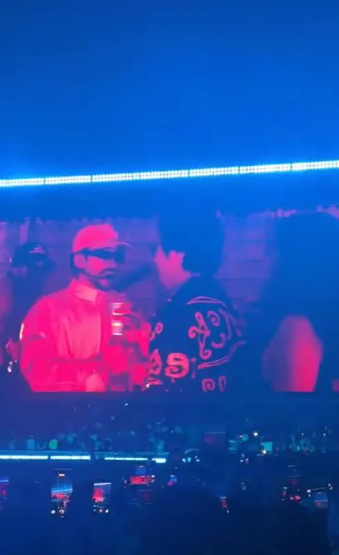 Diego Boneta estuvo en el primer concierto de Bad Bunny en CDMX / Especial