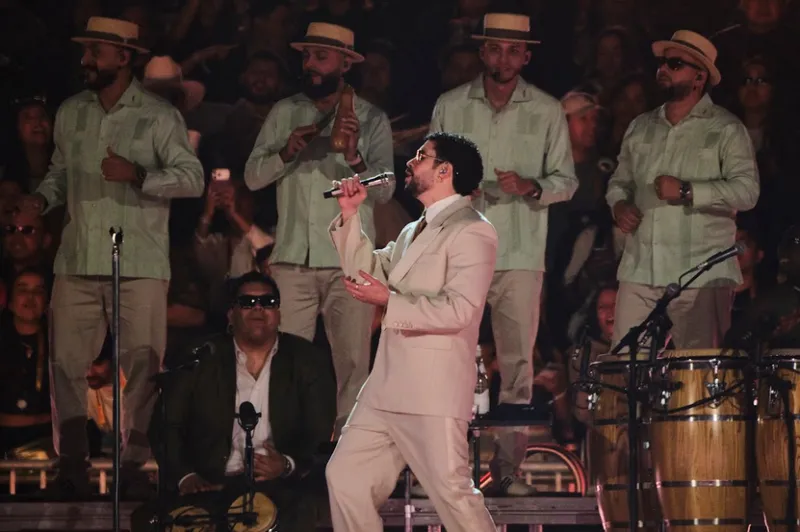 Toda una locura la primera presentación de Bad Bunny en CDMX / Cortesía OCESA