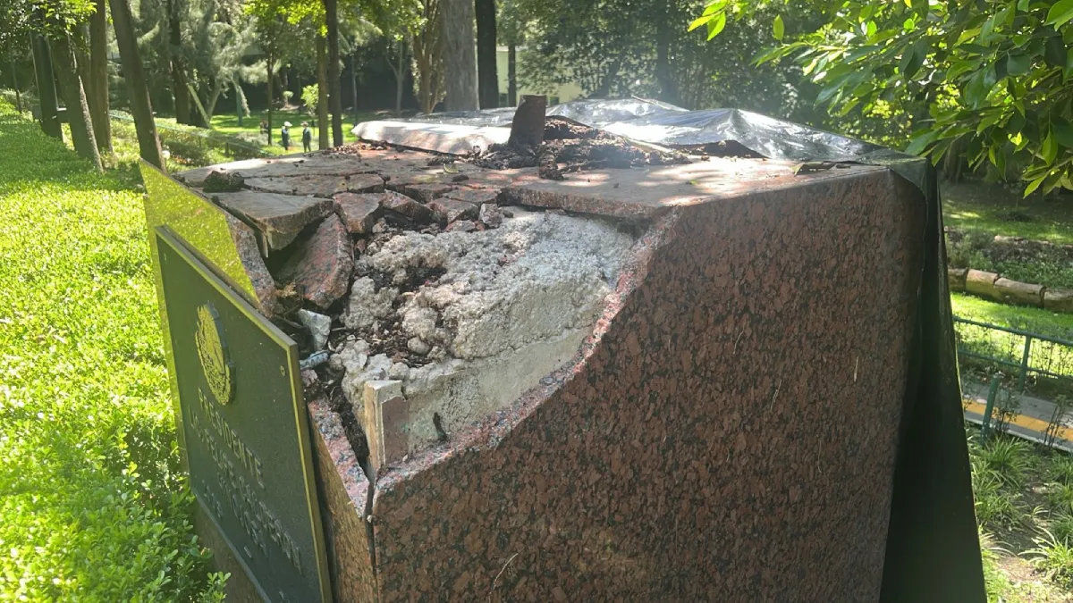 Las autoridades están buscando la manera de restaurarla / Redes Sociales