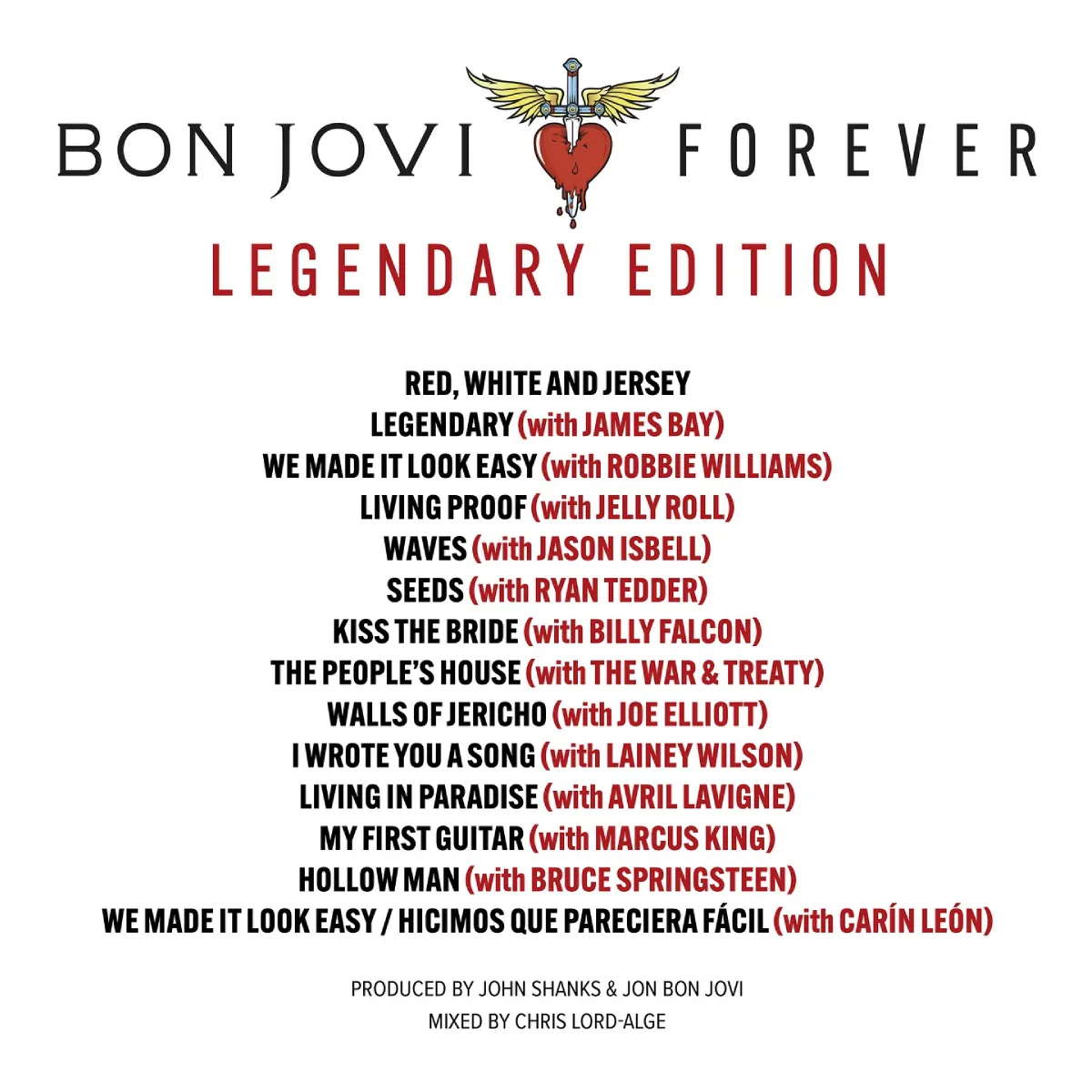 En la reedición de este disco participan más cantantes de gran talla / FB: @BonJovi