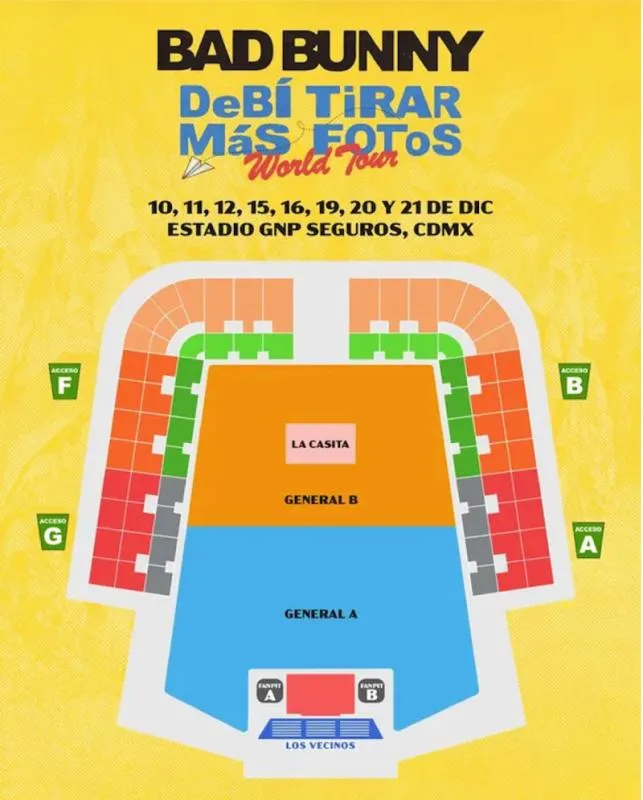 La ubicación del nuevo escenario no fue del agrado de los que pagaron más por su boleto / Especial