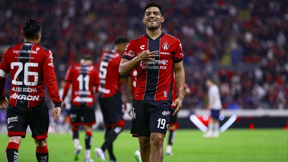 Mudo Aguirre celebra su gol ante Cruz Azul | MEXSPORT