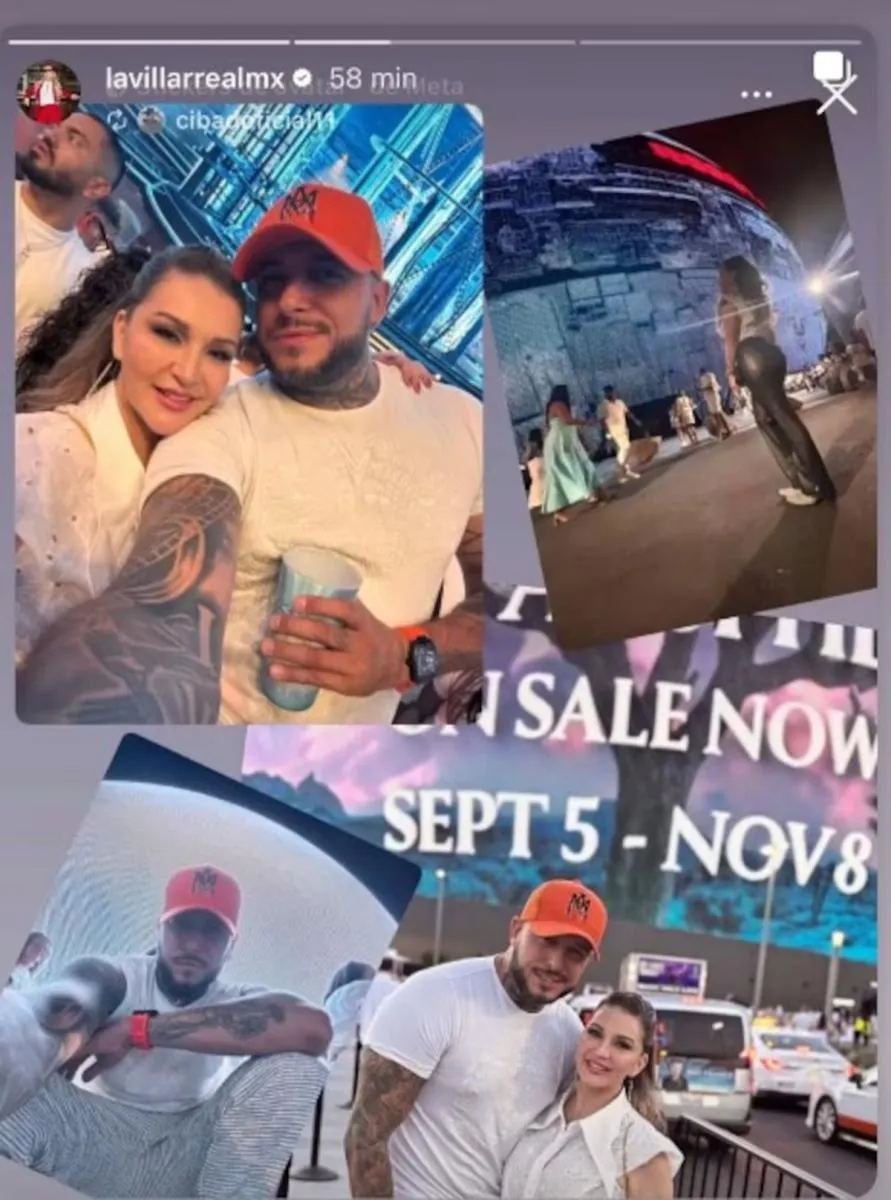 La cantante compartió momentos junto a su nuevo novio / IG: @lavillarealmx
