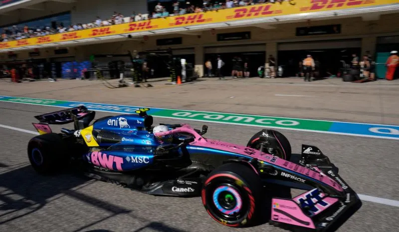 Colapinto en acción