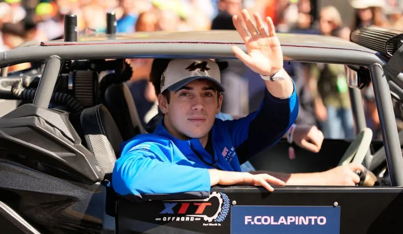 Colapinto previo a carrera