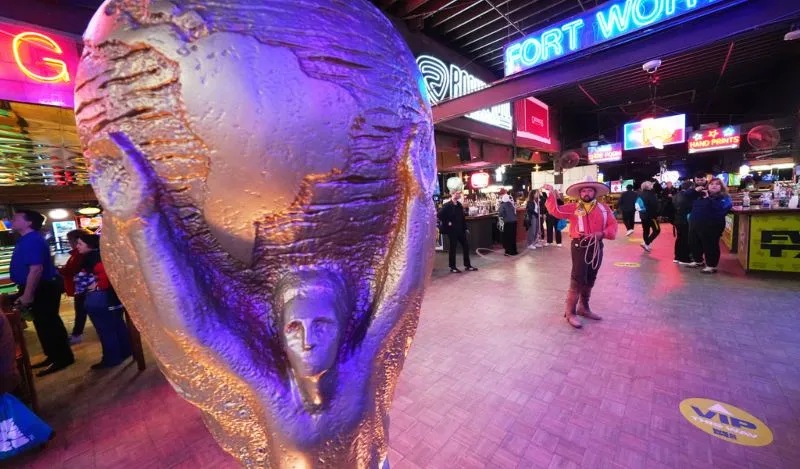 Réplica de la Copa del Mundo