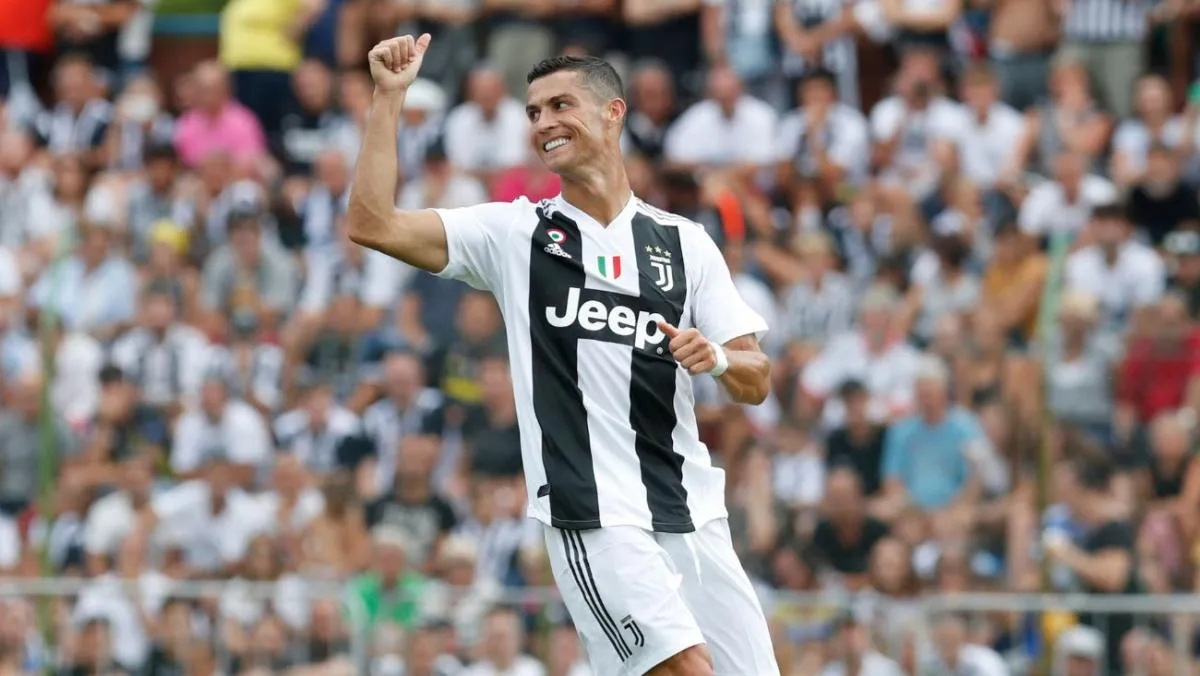 CR7 marcó 100 goles con la Juve | AP