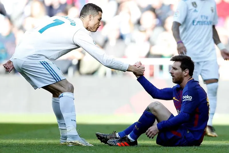 Cristiano Ronaldo volvió a hablar sobre su rivalidad con Messi | AP