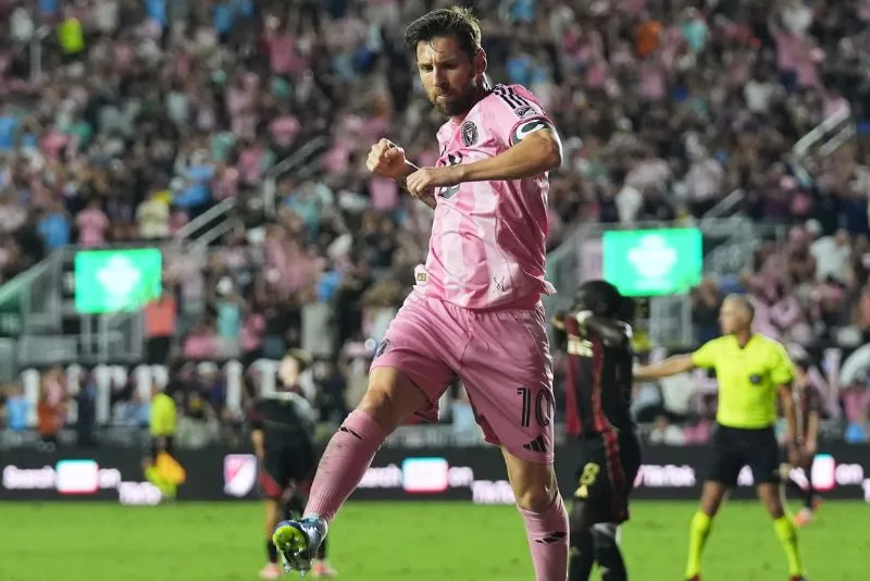 Messi anotó en la goleada del Inter Miami | AP