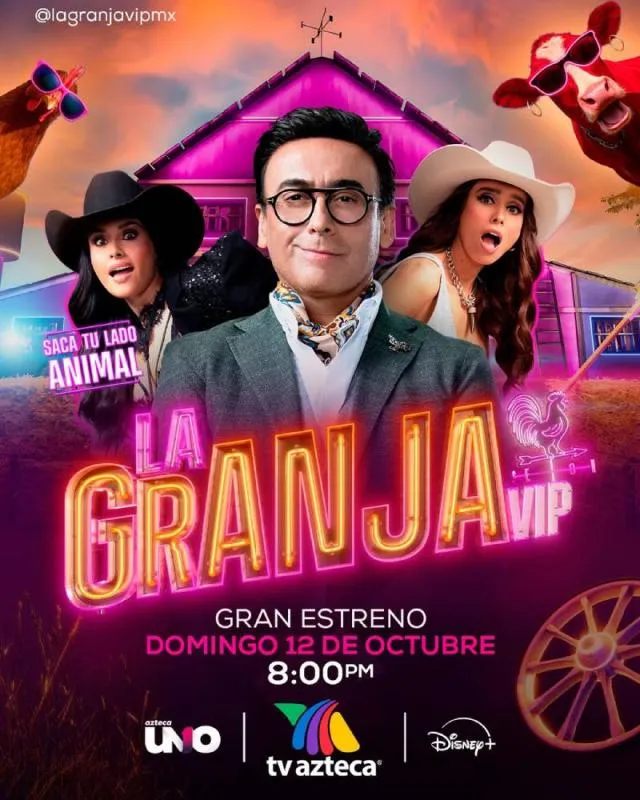 El estreno de La Granja VIP será el 12 de octubre de 2025 por Azteca Uno/FB: La Granja VIP México