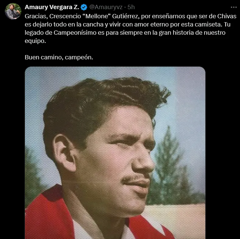 Así se despidió Amaury Vergara de la leyenda