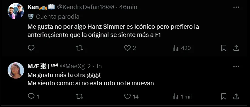 Gran parte de la afición no recibió bien el cambio