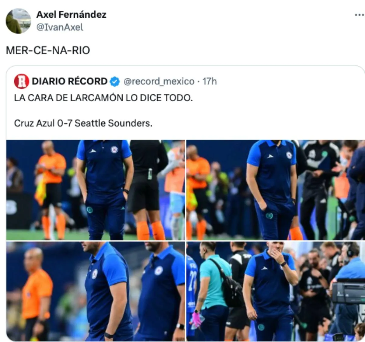 Aficionado muestra su felicidad | Captura de pantalla