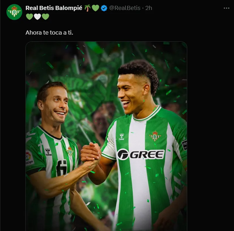 Así fue la comparación de Real Betis