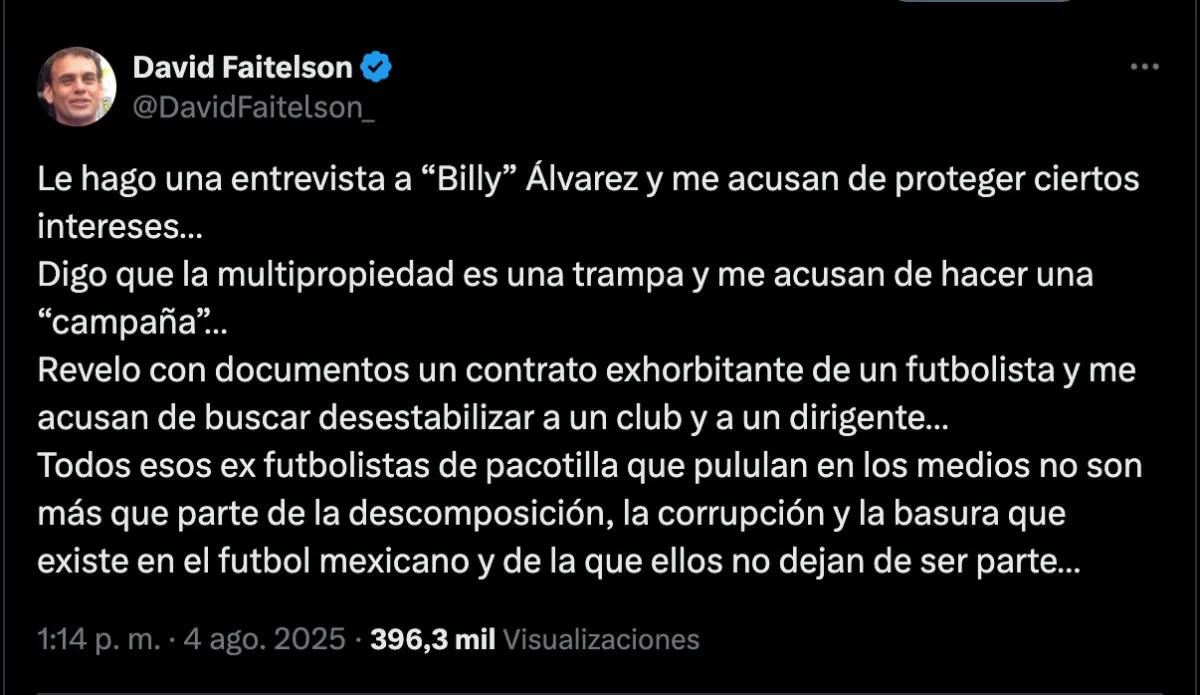 Parte de la polémica | Captura de pantalla