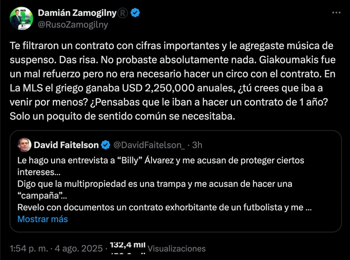 Parte de la polémica | Captura de pantalla