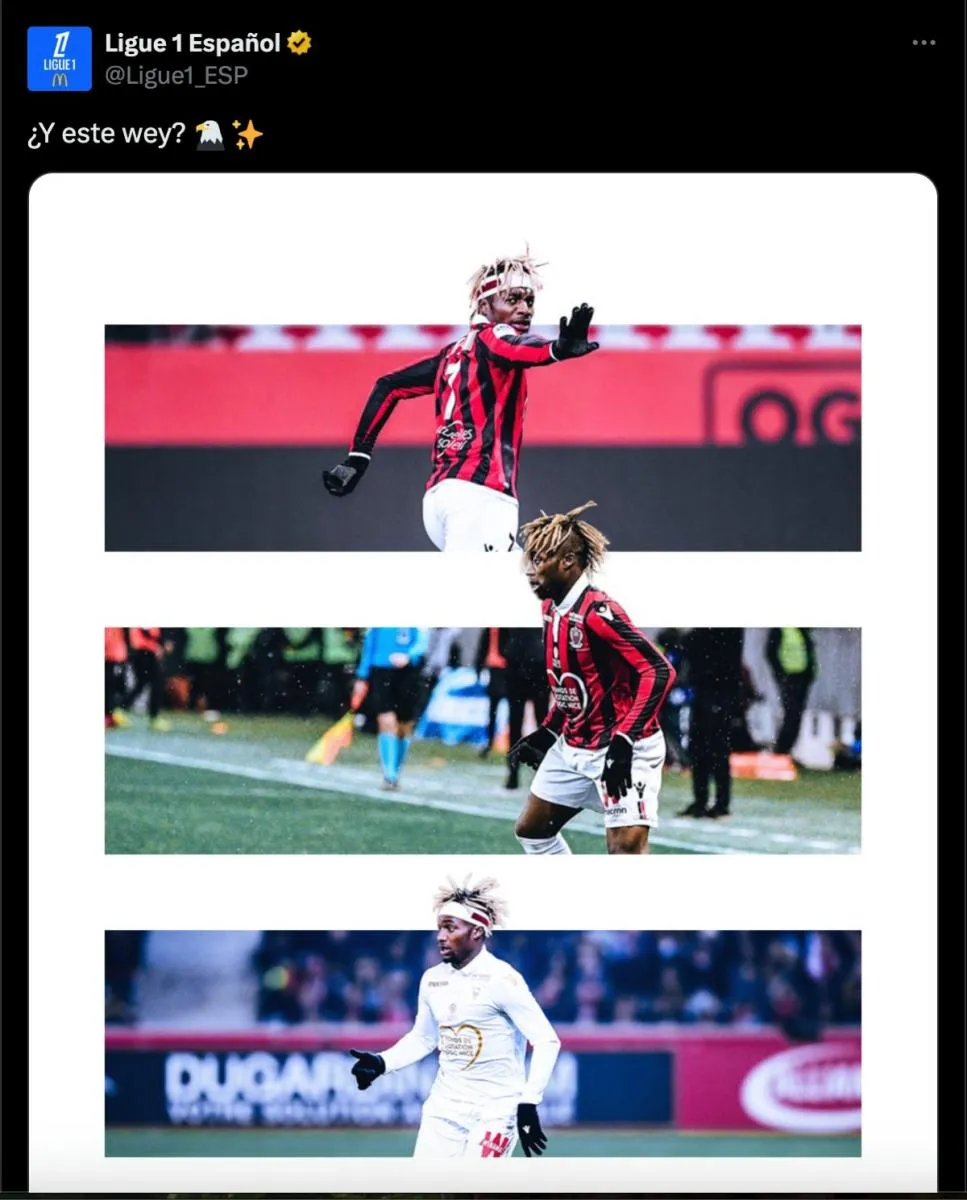 El 'anuncio' de la Ligue 1 | Captura de pantalla