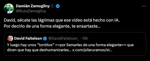 El 'Ruso' le contestó a Faitelson