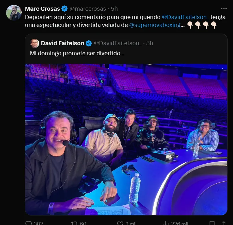 Crosas propicio las burlas contra Faitelson