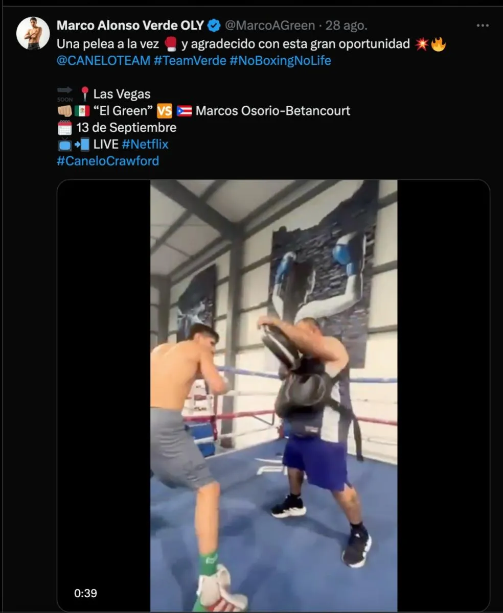 El anuncio de la pelea | Captura de pantalla