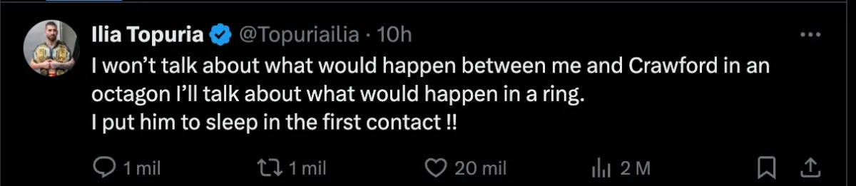 Partes de su enfrentamiento | Captura de pantalla
