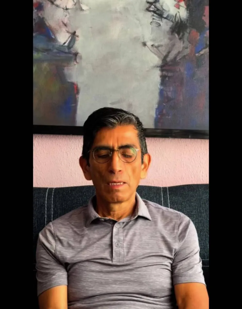 Raúl Giles, padre de Berenice en un video difundido el 9 de septiembre de 2025/Captura de pantalla