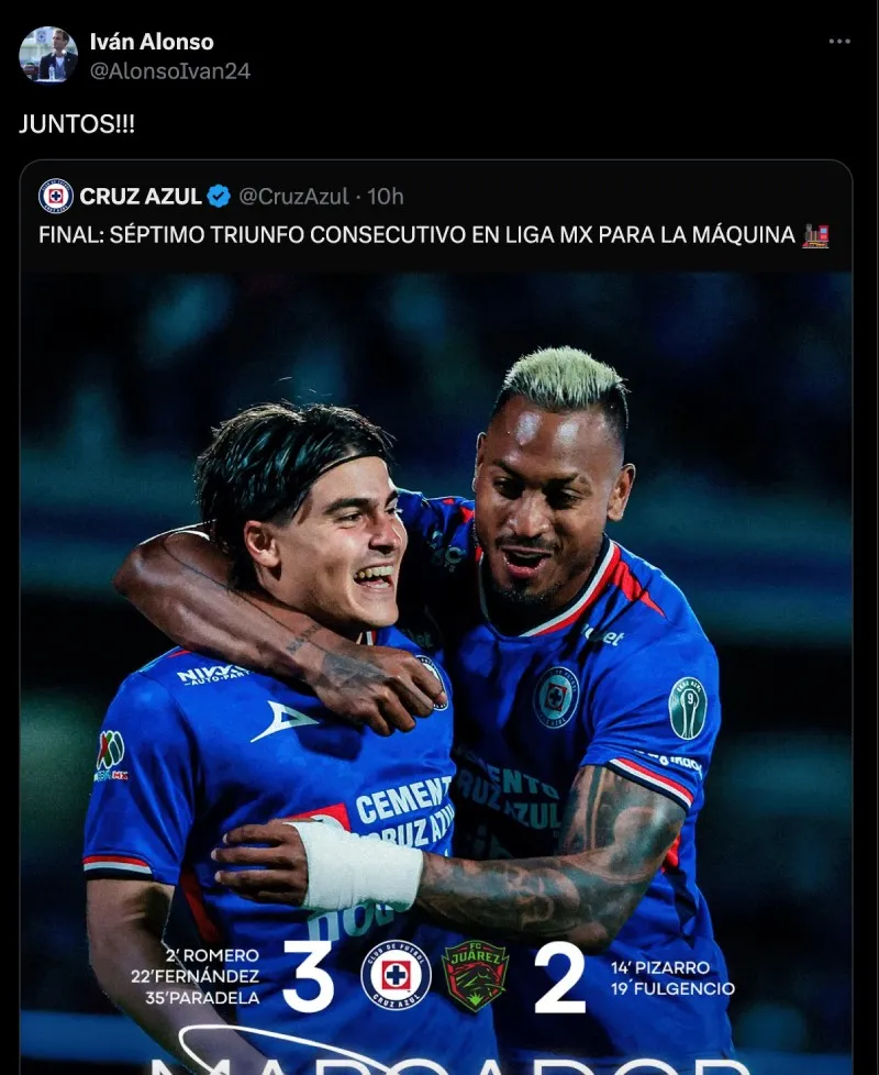 El mensaje de Alonso | Captura de pantalla