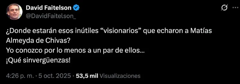 Los reclamos de Faitelson | Captura de pantalla