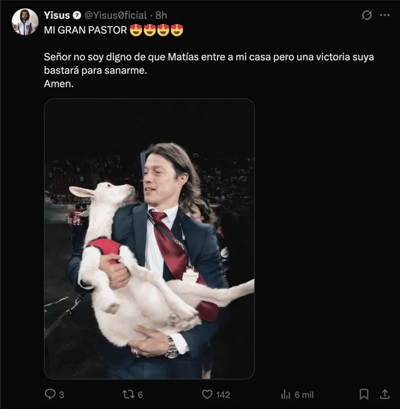 La afición rojiblanca recordó a Almeyda | CAPTURA