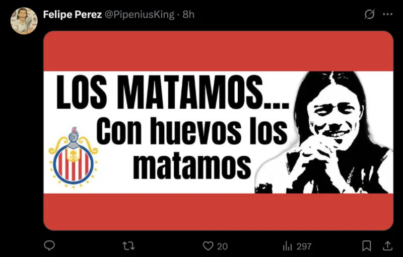 La afición rojiblanca recordó a Almeyda | CAPTURA