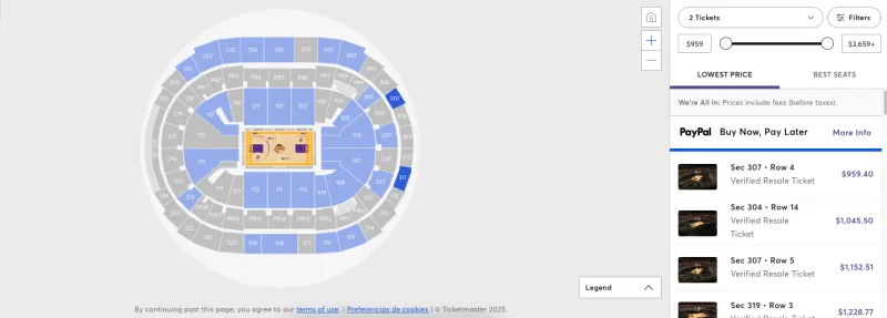 Así va la venta de boletos para el último partido ante Utah | CAPTURA