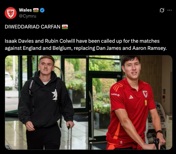 Gales confirmó la baja de Ramsey