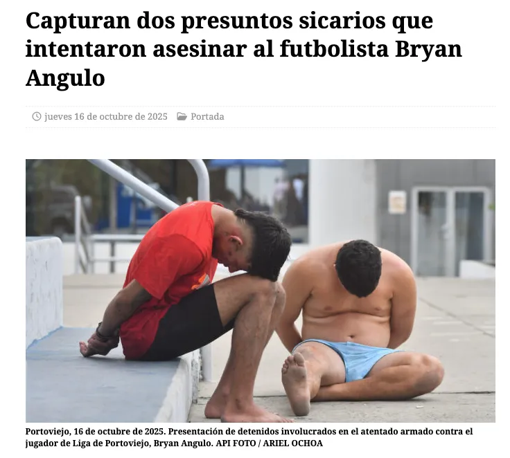 Los supuestos responsables del ataque | La República Ecuador