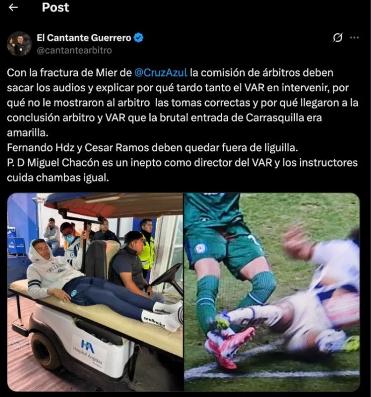 El reclamo de Guerrero | Captura de pantalla