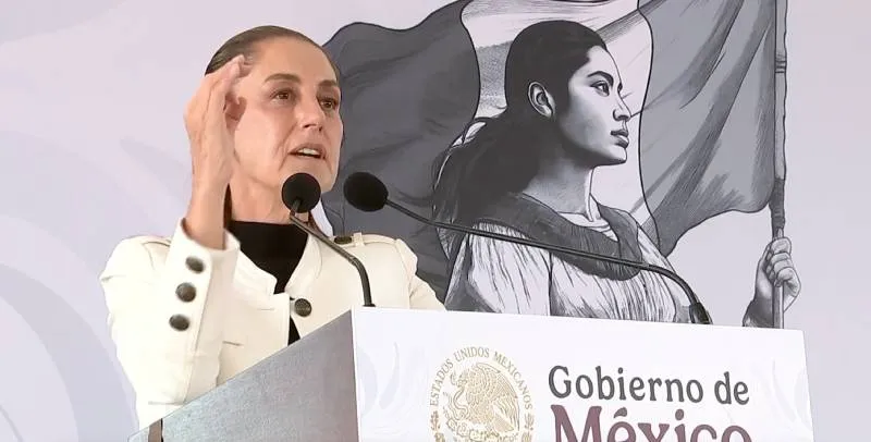 La presidenta Claudia Sheinbaum durante el inicio de operaciones de las Clínicas de Medicina Familiar del ISSSTE en Tecámac, Estado de México. / Claudia Sheinbaum