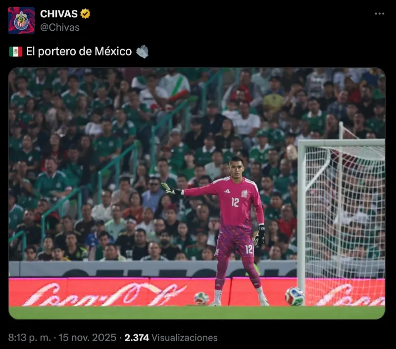 El apoyo de Chivas | Captura de pantalla