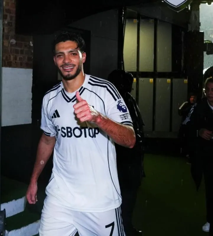 Raúl después del partido | IG: @fulhamfc