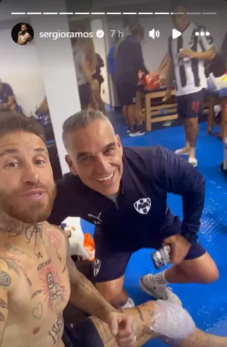 Sergio Ramos compartió los festejos